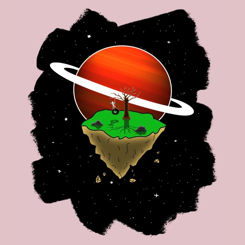Flottant dans l'espace