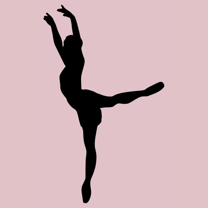 Vector Ballet dancer Silhouette