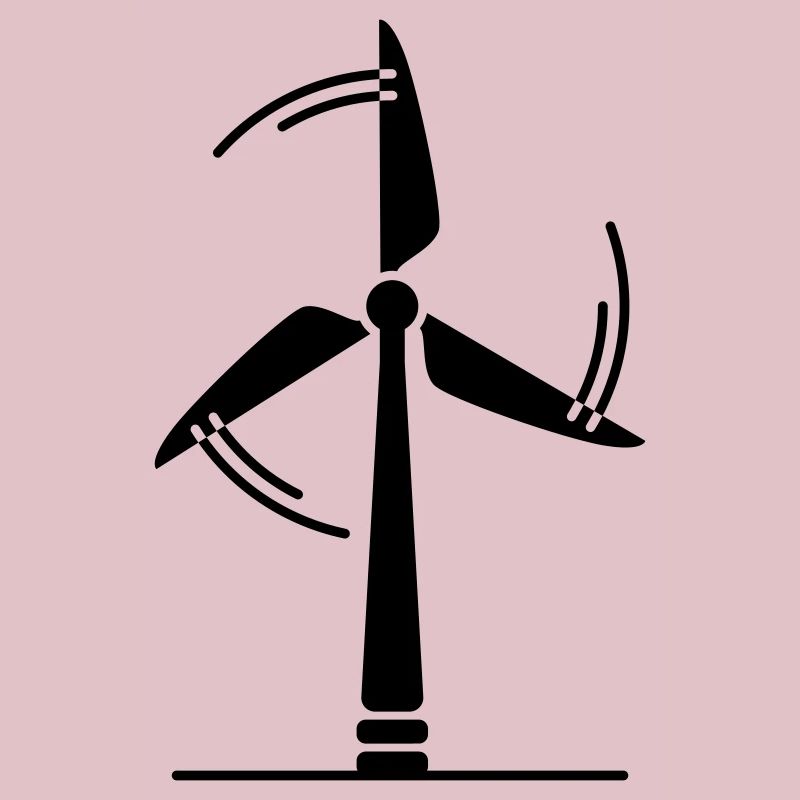 Silhouette d’éolienne