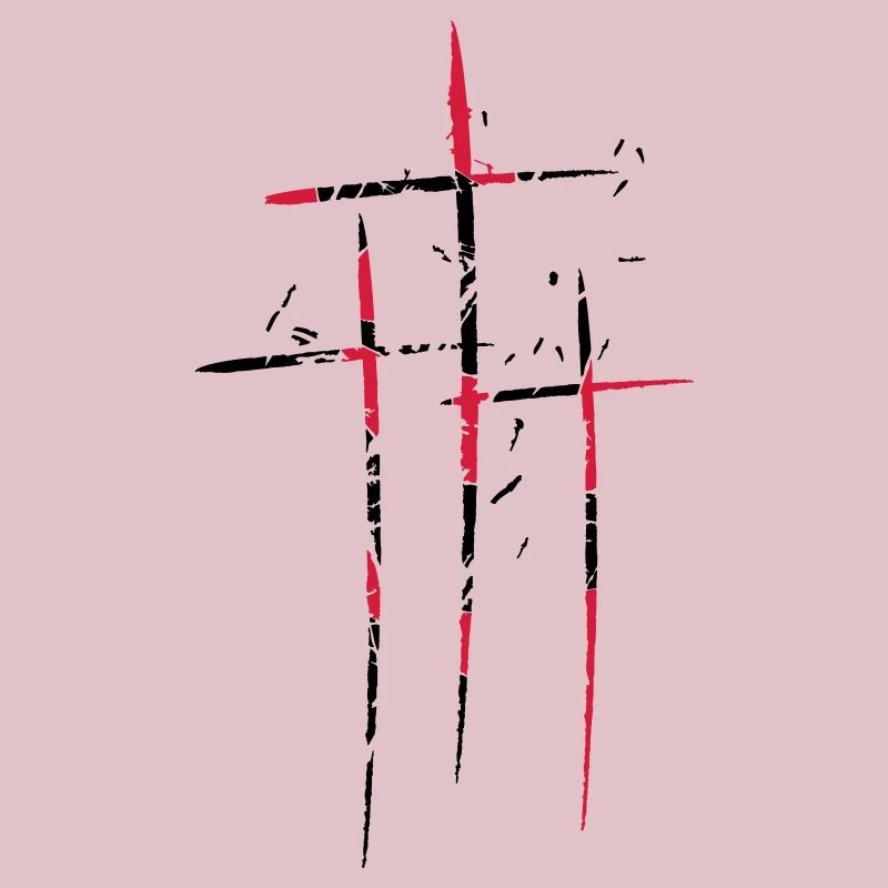 3 croix design pattern scratch cool symbole vieux