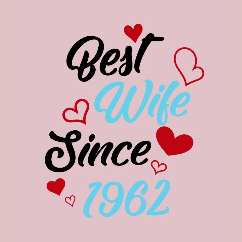 Jubiläum Traubeste Ehefrau seit 1962 Hochzeit