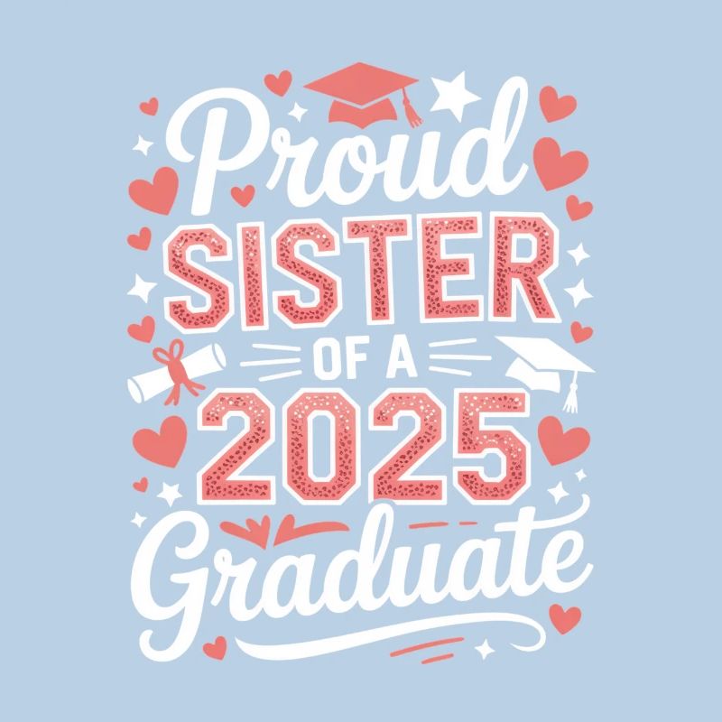 Stolze Schwester Eines Absolventen 2025