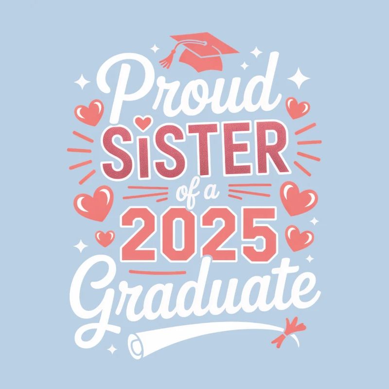 Stolze Schwester Eines Absolventen 2025