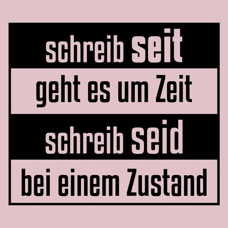 Schreibt man seit oder seid?