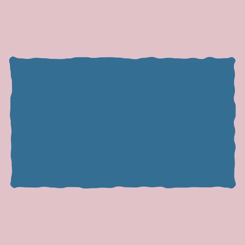 Cherry - rectangle blue