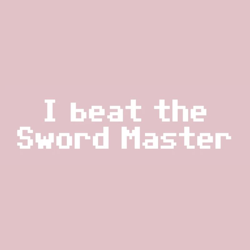 J'ai battu le maître de l'épée