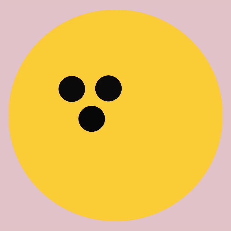 Boule de bowling, jaune de bowling
