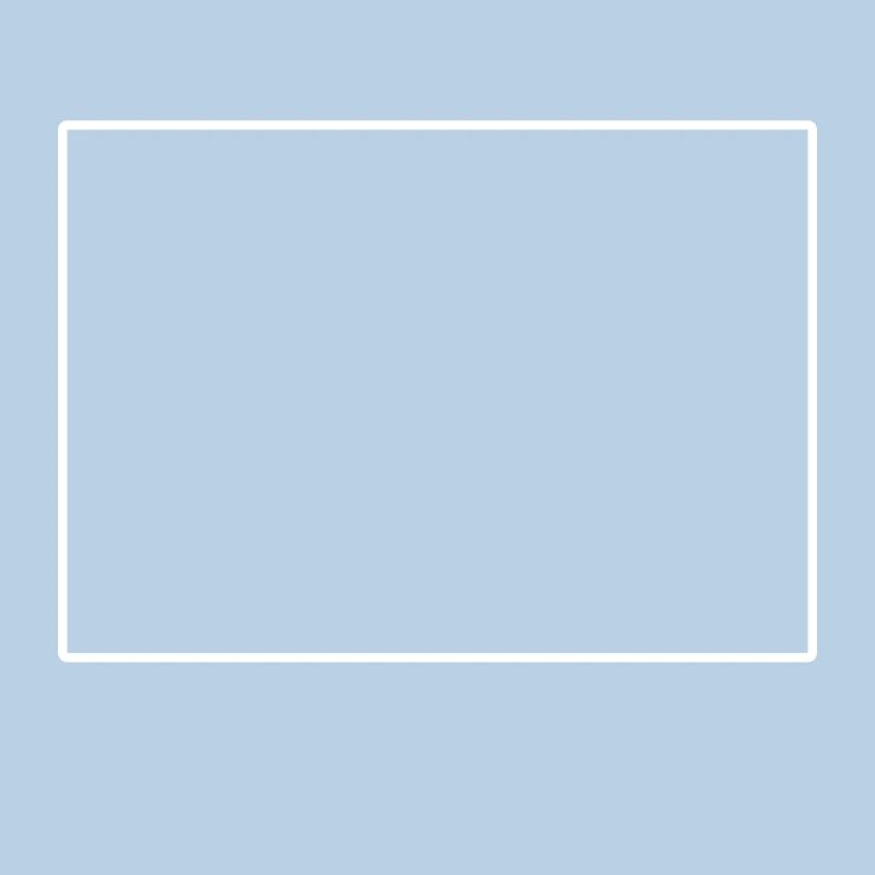 White frame decoration