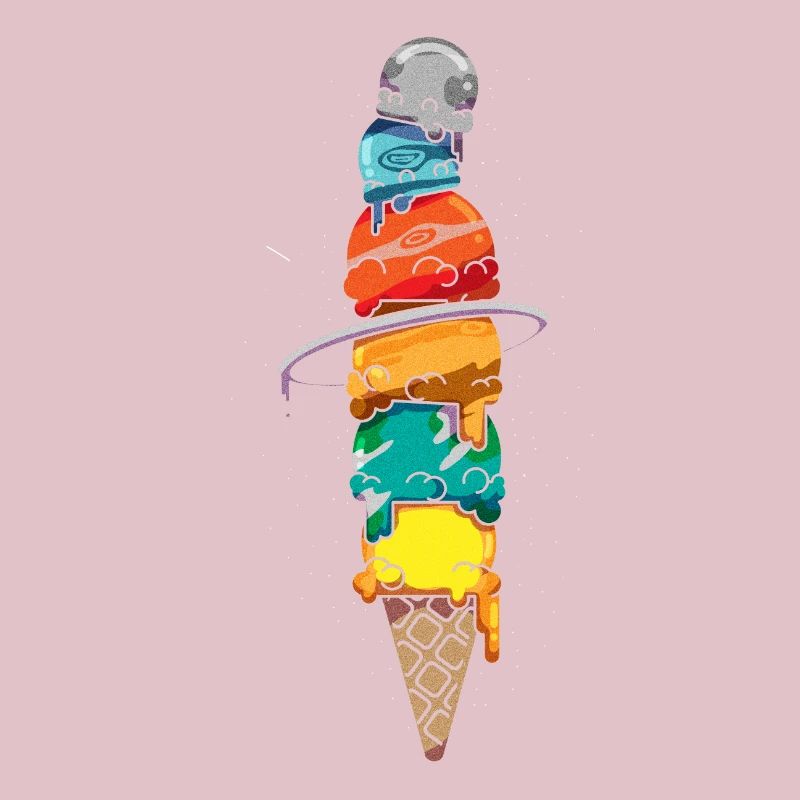 Système solaire Waffle Space Ice Summer Mars