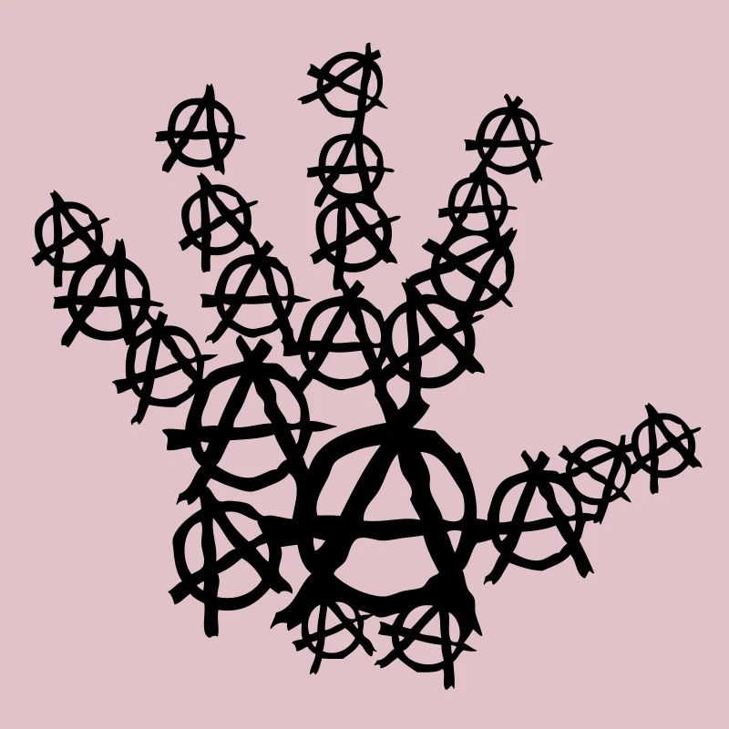 hand hand anarchy mano8
