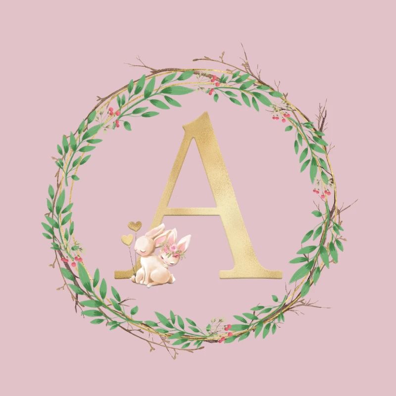 Customizable Monogram A