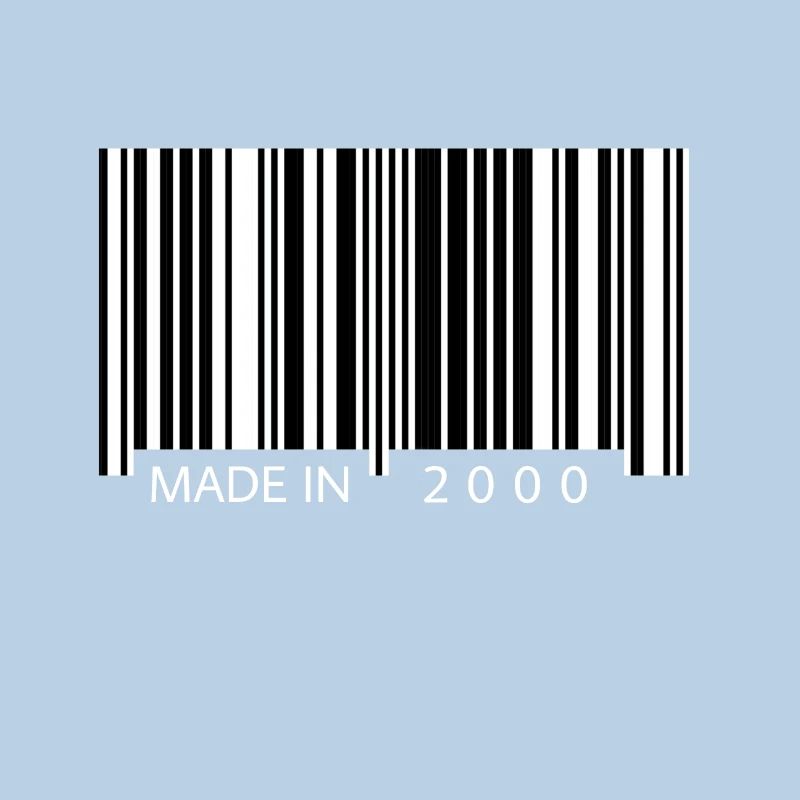 Made in 2000 Barcode Geschenk