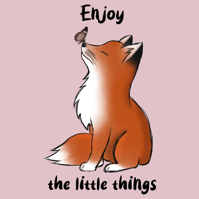 Cute Fox Butterfly Easter Spring Gift