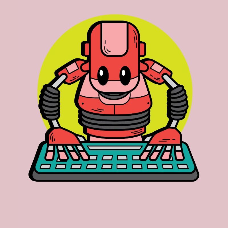 Funny Robot Computer Technician Poison