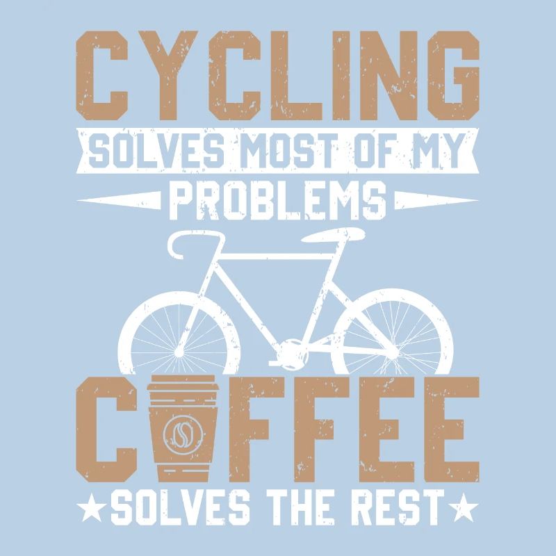 Cycling solves my problems, coffee solves the res