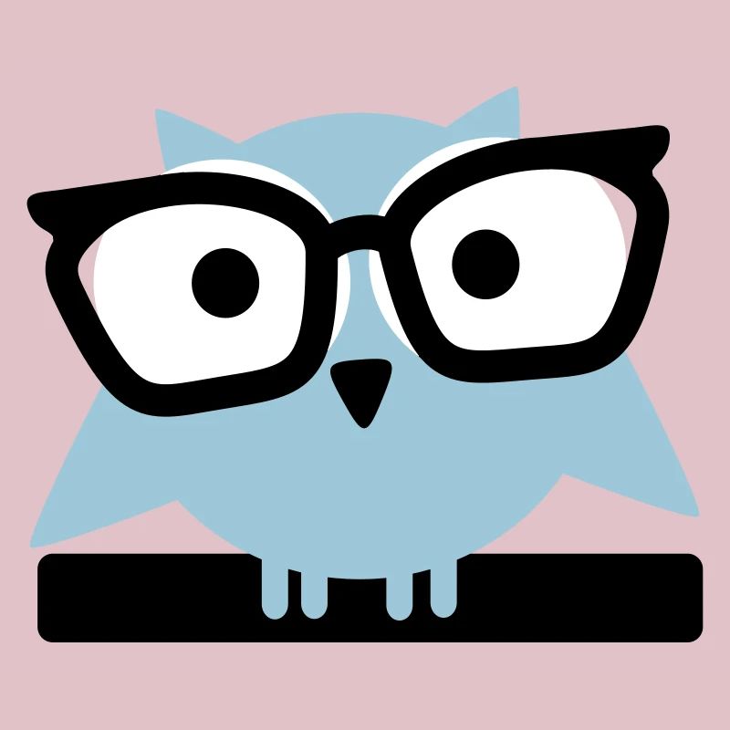 owl with glasses