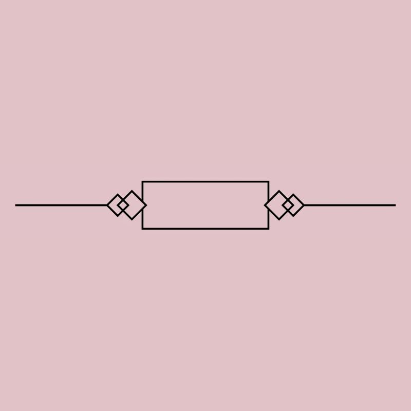 frame empty stroke ornament