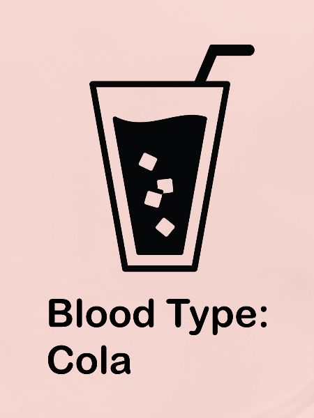 de sang; cola