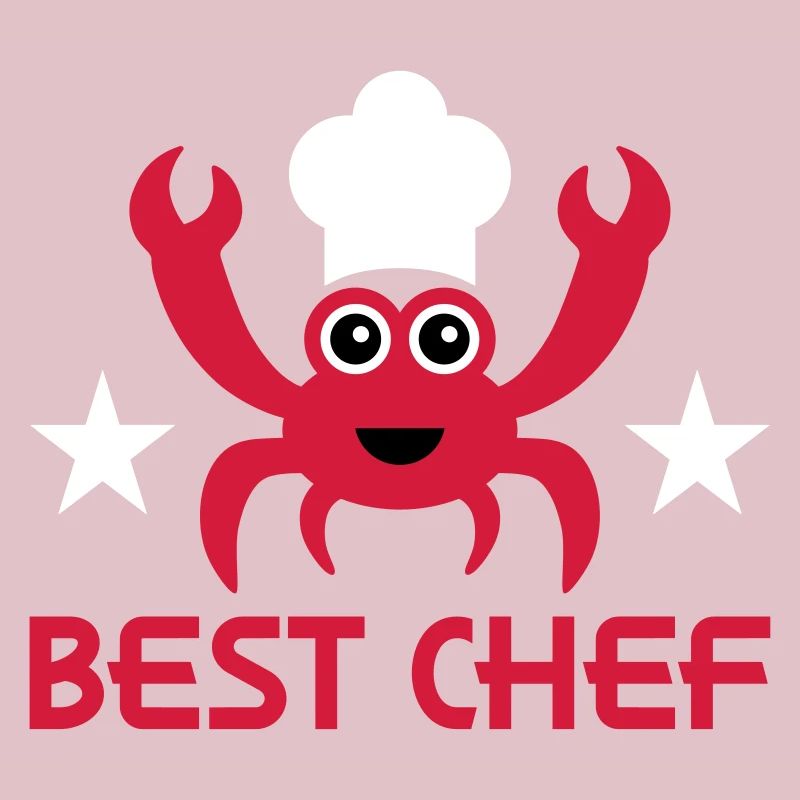 Best chef (crab, chef's hat, stars)