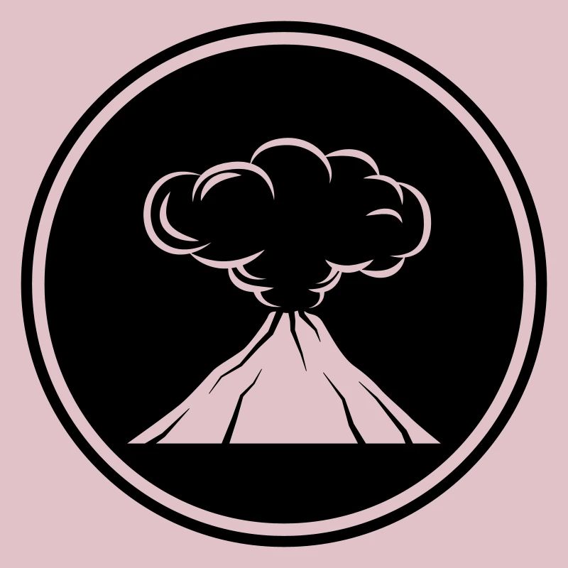 Icône de volcan