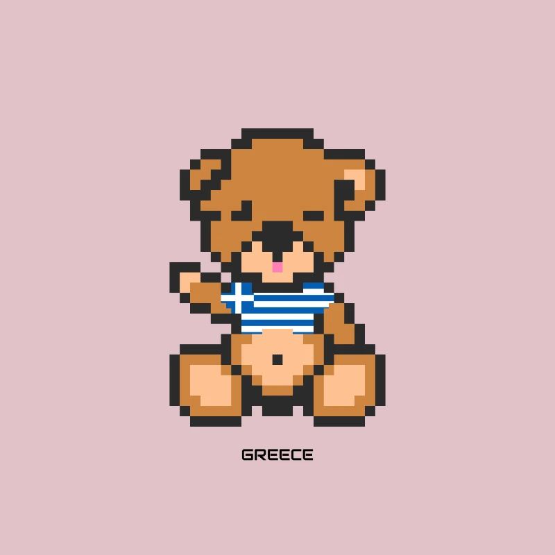 Pixel Bear Greece