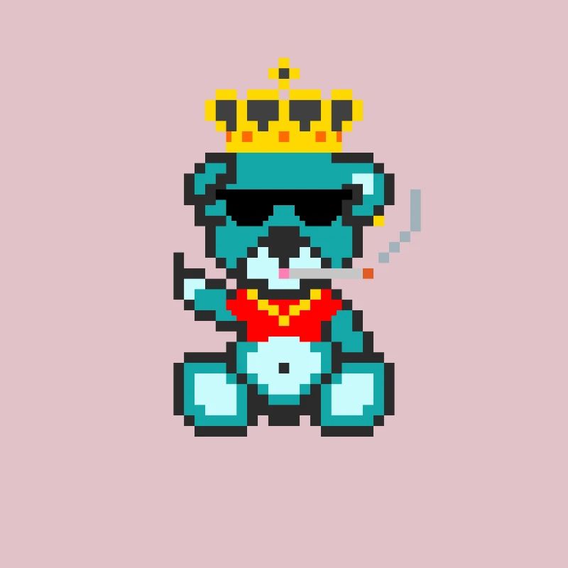 Pixel Bear King