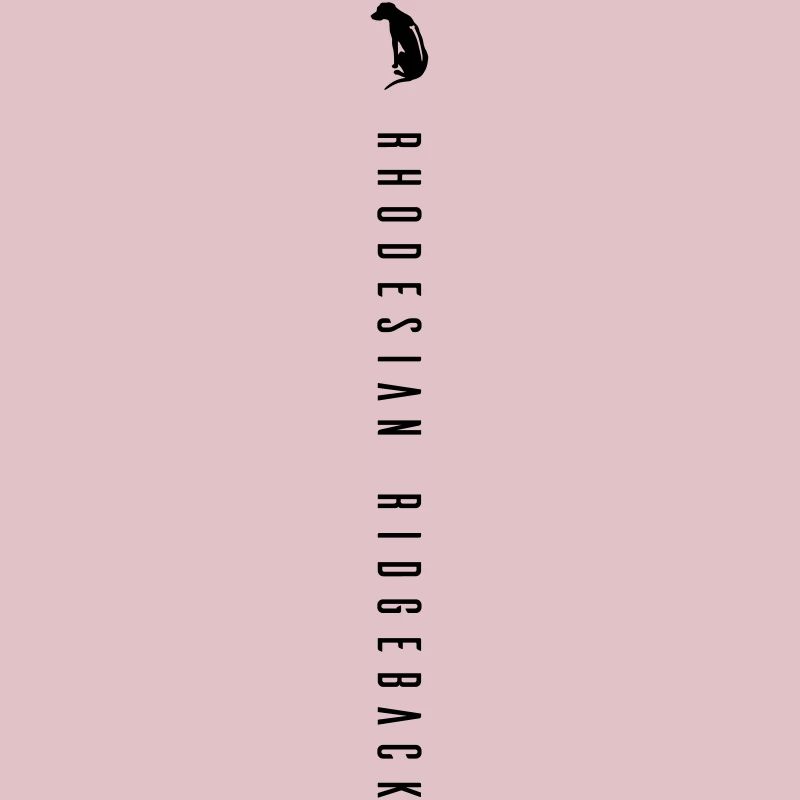 Inscription Rhodesian Ridgeback - verticale