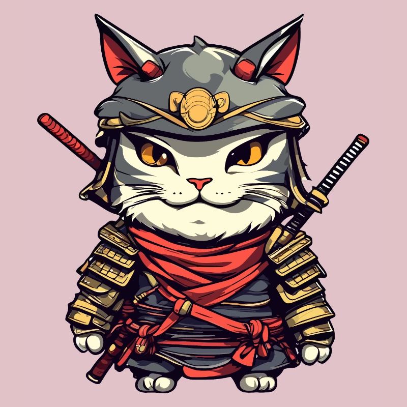 Chat samouraï #10