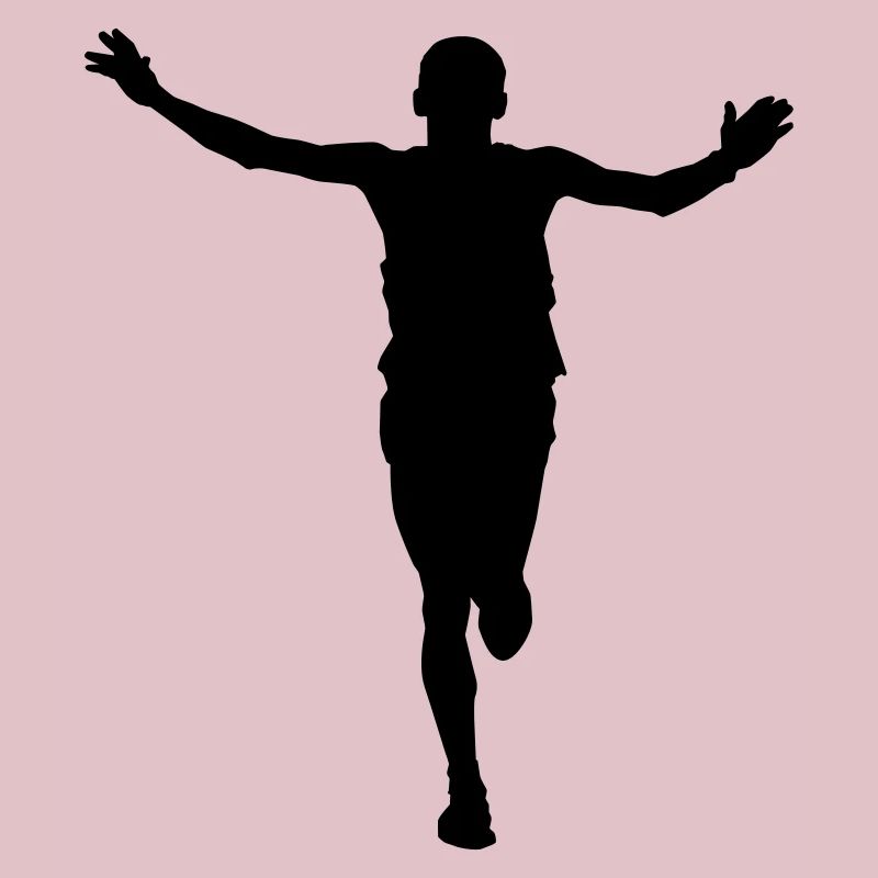 running man face - man running