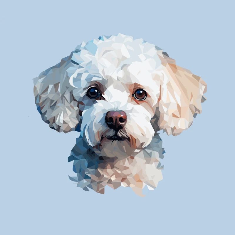 Poodle Polygon Design