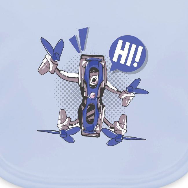 Quadcopter Robot Says "Hi"