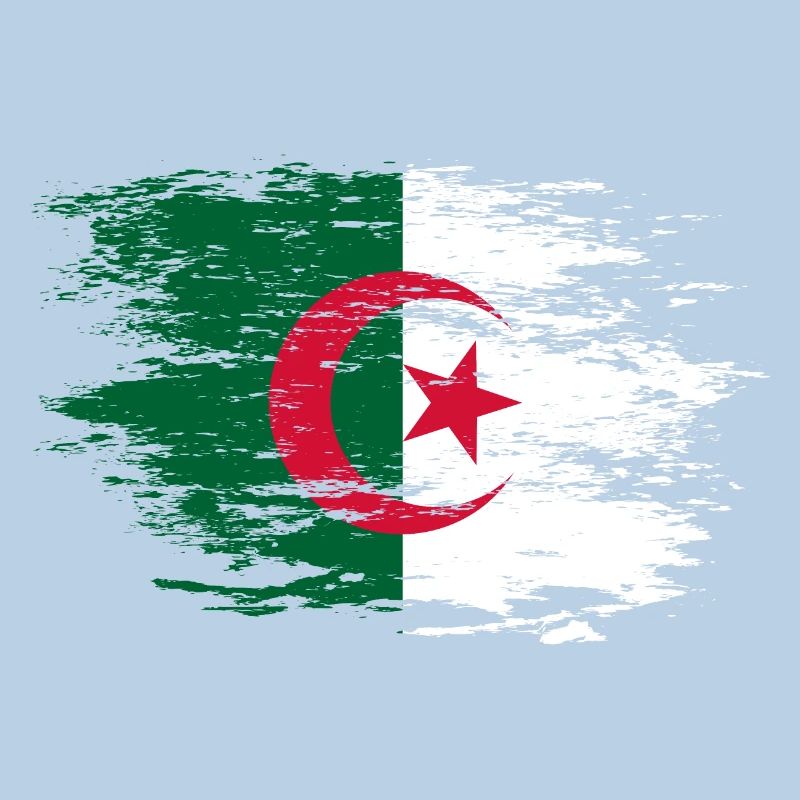 Drapeau de l’Algérie utilisé
