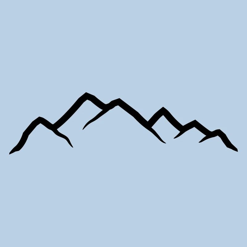 Berge Silhouette Klettern