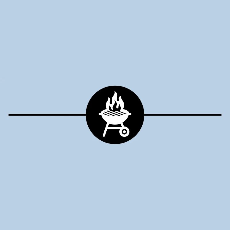 Symbole du gril Ligne de grillades