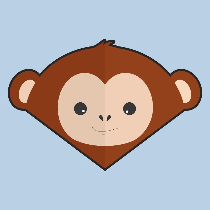 Singe simple mignon