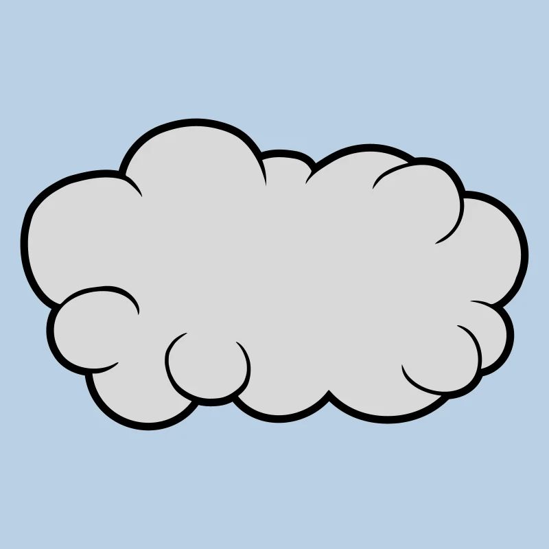 Conception de dessins animés cloud