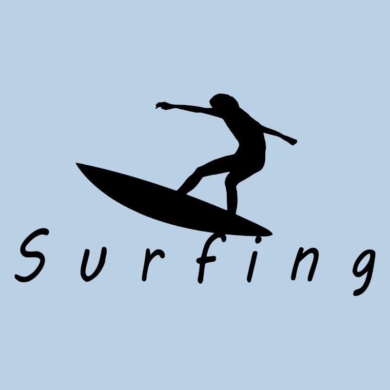 Lettrage de surf avec image