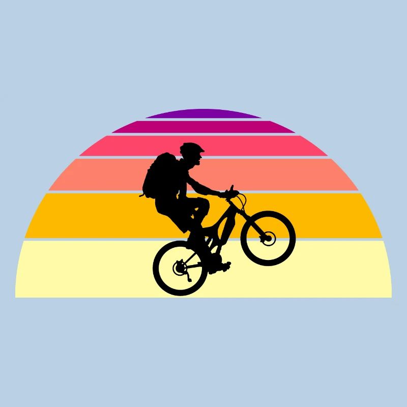 Bikers at sunset