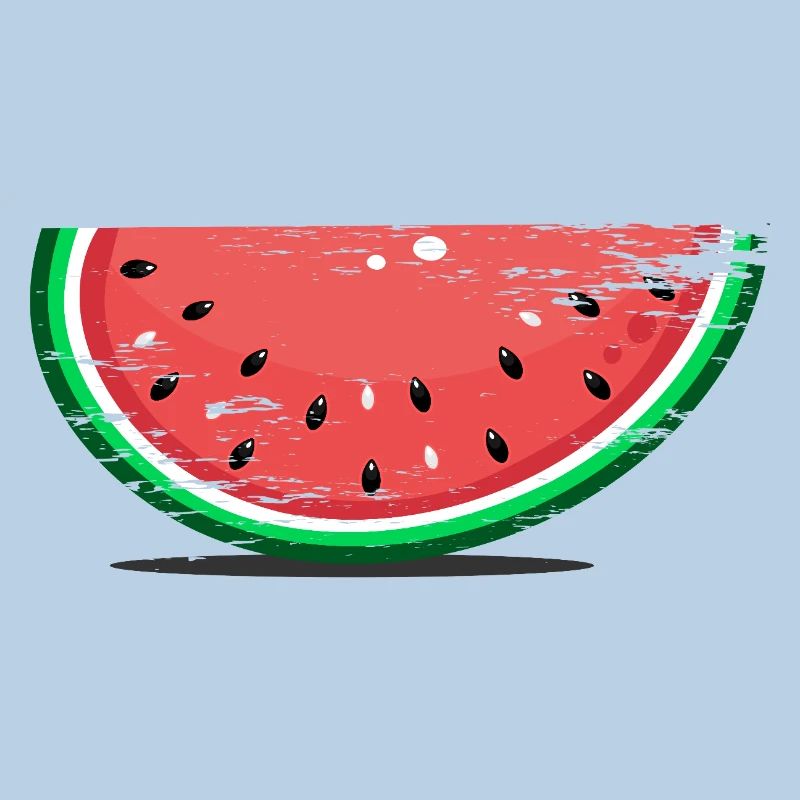 Tranche de conception de pastèque utilisée