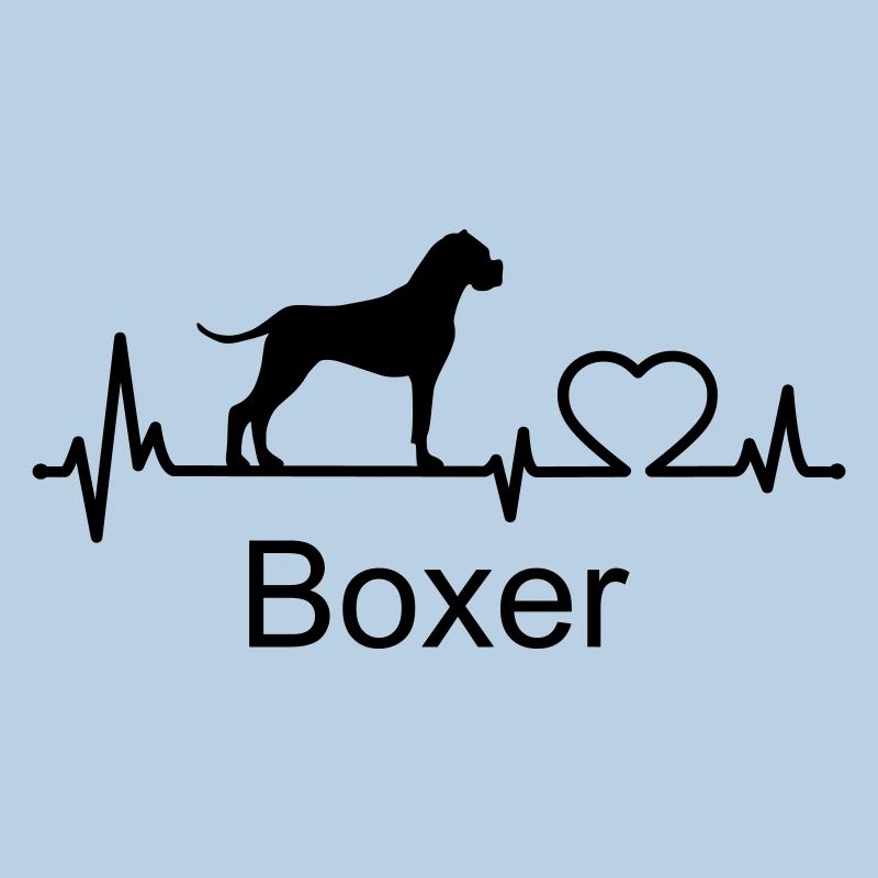 Boxer Hund Herzschlag Hundebesitzer Geschenkidee