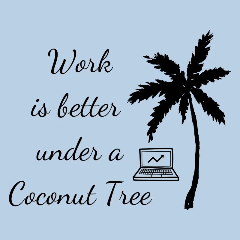 Work under the coconut palm