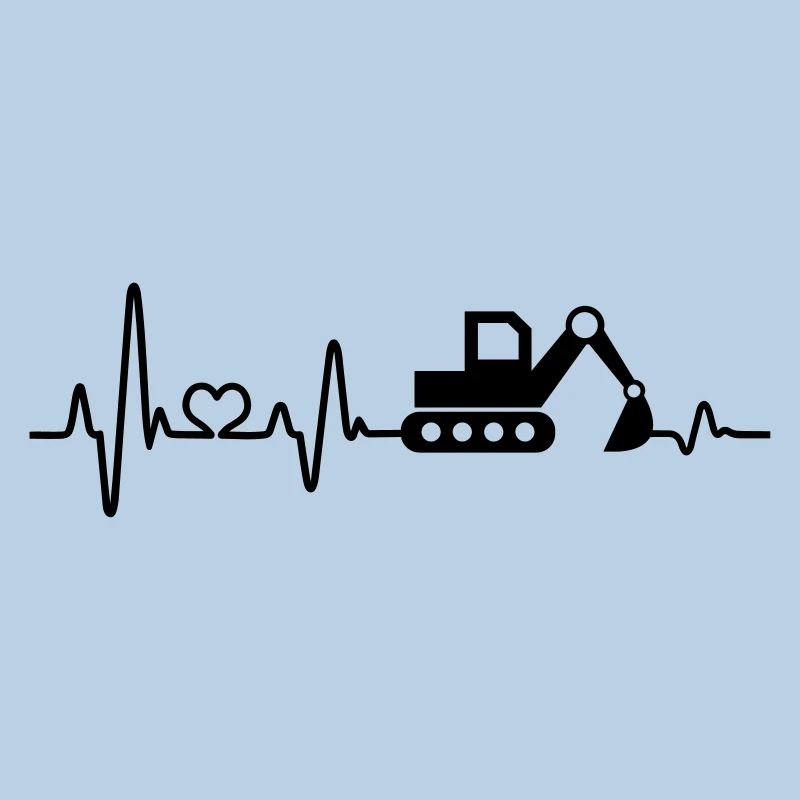 Bagger Baustelle Bauarbeiter Baggerfahrer Geschenk