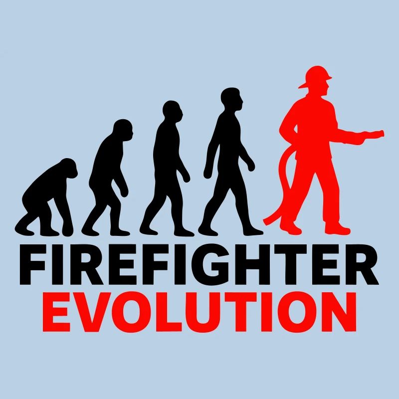 Firefighter Evolution Hero Gift Cool
