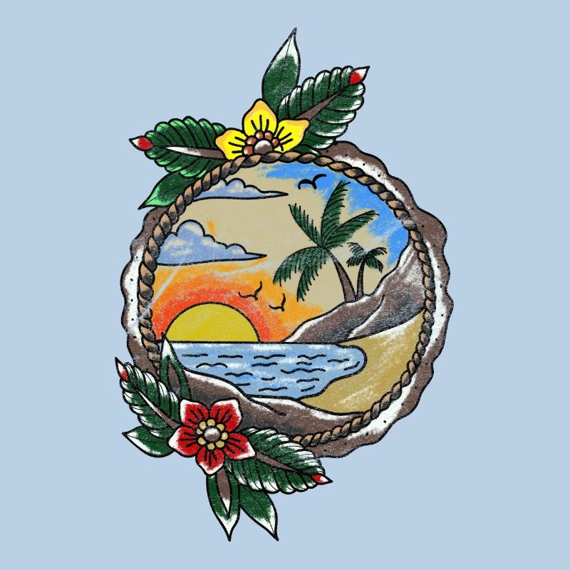 Colles old school beach beach gift