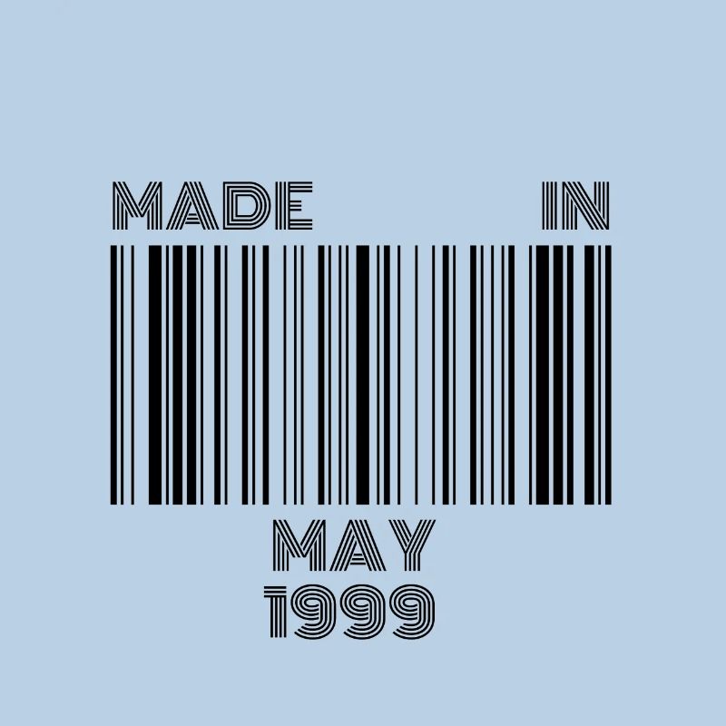 20. Geburtstag Geschenk | Barcode Made in Mai 1999