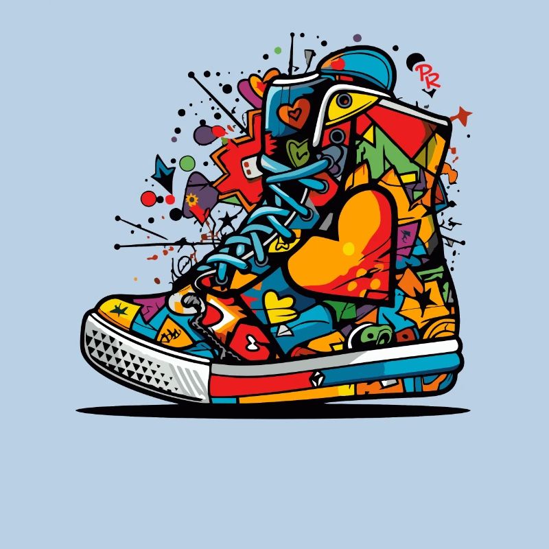 Love Sneaker Graffiti