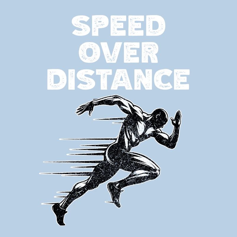 Bahnläufer Sprinter Sprint 100m Sprinter