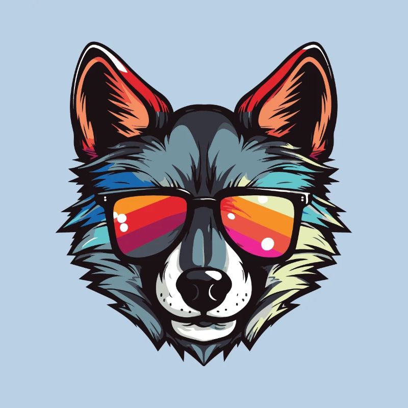 Wolf Kopf Cool