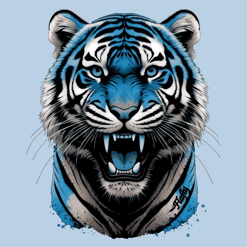 Blauer Tiger 💙