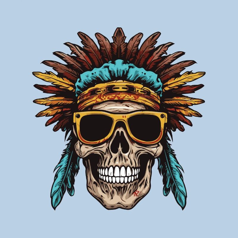 Crâne Apache Indien